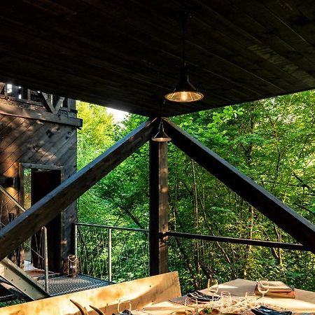 Hutstuf - The Fox & Private Outdoor Spa La-Roche-en-Ardenne Eksteriør bilde