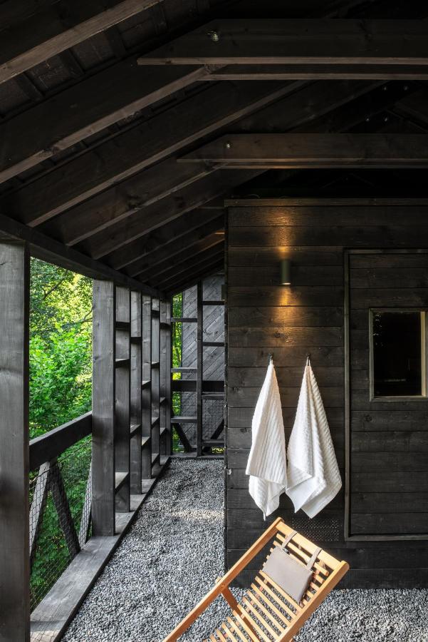 Hutstuf - The Fox & Private Outdoor Spa La-Roche-en-Ardenne Eksteriør bilde
