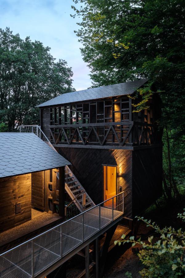 Hutstuf - The Fox & Private Outdoor Spa La-Roche-en-Ardenne Eksteriør bilde