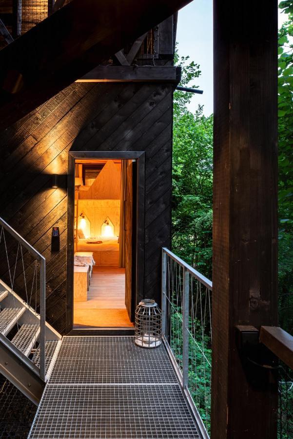 Hutstuf - The Fox & Private Outdoor Spa La-Roche-en-Ardenne Eksteriør bilde
