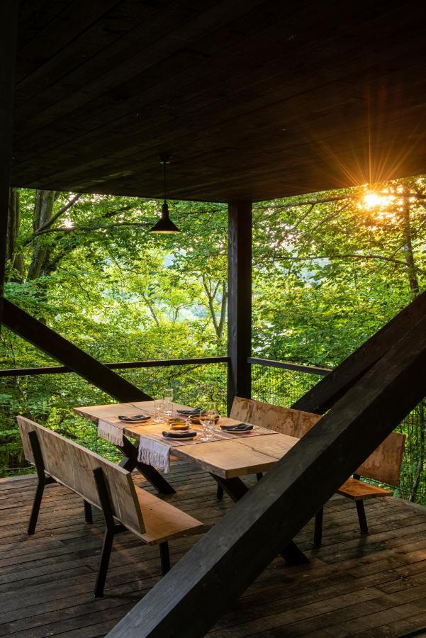 Hutstuf - The Fox & Private Outdoor Spa La-Roche-en-Ardenne Eksteriør bilde