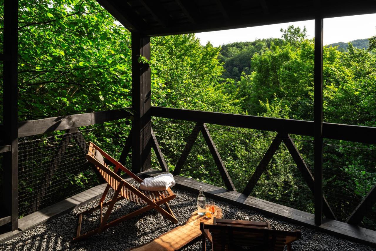 Hutstuf - The Fox & Private Outdoor Spa La-Roche-en-Ardenne Eksteriør bilde